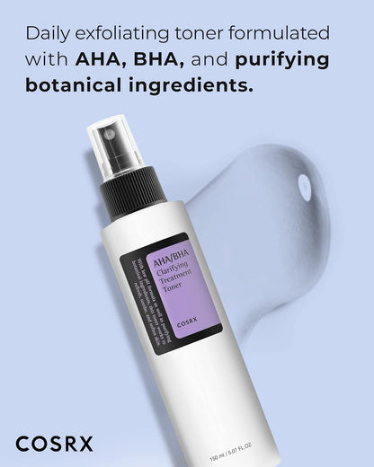 COSRX AHA/BHA Exfoliating Facial Treatment Toner