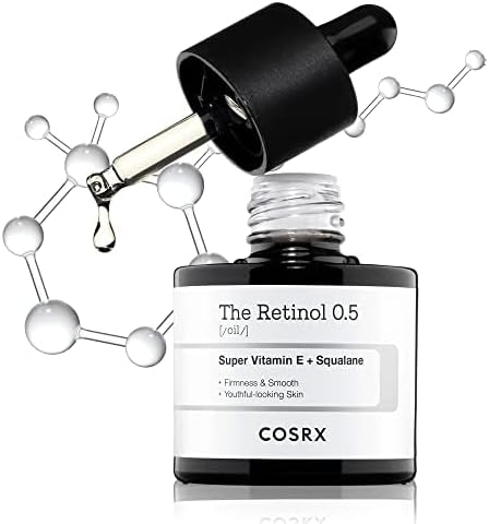 COSRX Retinol 0.5 Oil, Anti-aging Serum, Reduce Wrinkles, Fine Lines, and Signs of Aging