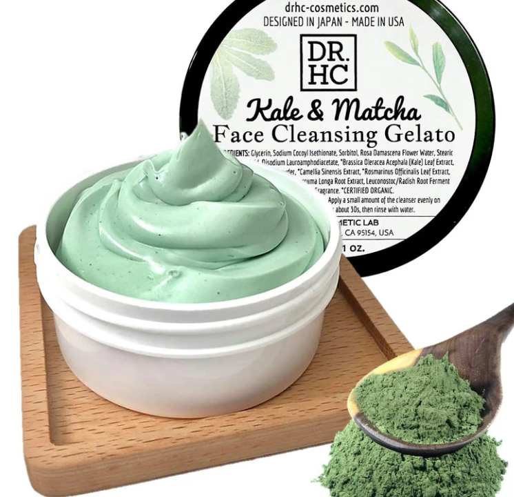 DR.HC Kale & Matcha - Face Cleansing Gelato (60g, 2oz)