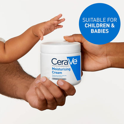 CeraVe Moisturising Face and Body Cream with Hyaluronic Acid and 3 Essential Ceramides for Dry to Very Dry Skin